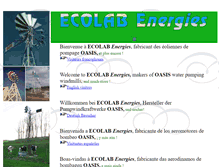 Tablet Screenshot of ecolabenergies.fr